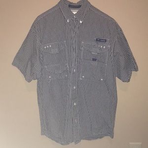 Short sleeve performance fishing button down